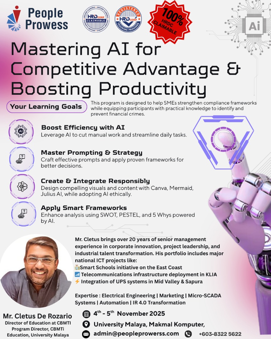 Mastering AI for Competitive Advantage & Boosting Productivity